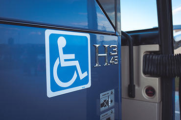 handicap accessible bus